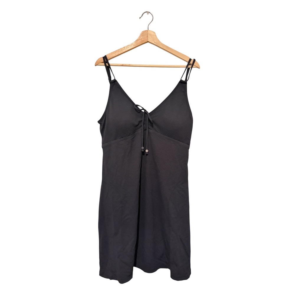 Tommy Bahama Island Cays V Neck Spa Dress Black Size XL UPF 50 New with Tags